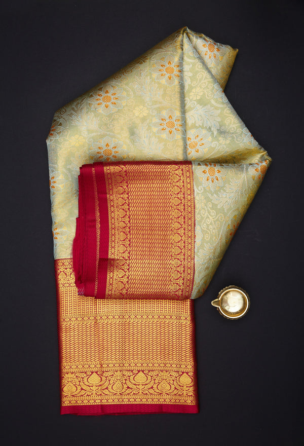 Bridal wear Kanchipuram Silk Saree