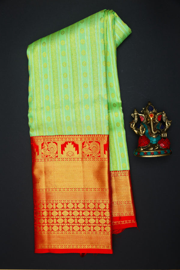 Bridal wear Kanchipuram Silk Saree