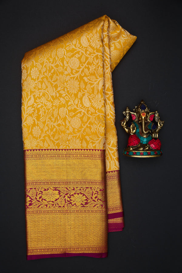 Bridal wear Kanchipuram Silk Saree