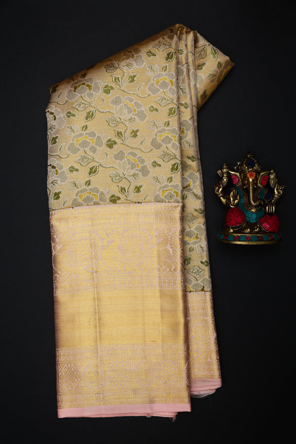 Bridal wear Kanchipuram Silk Saree