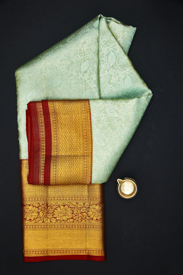 Bridal wear Kanchipuram Silk Saree