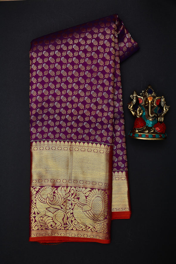 Bridal wear Kanchipuram Silk Saree