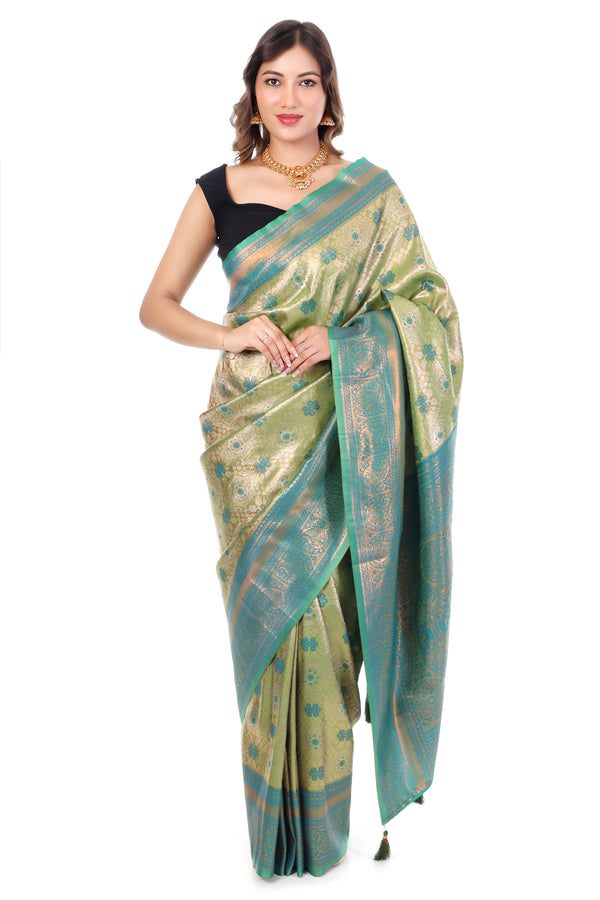 Designer Saree - Green