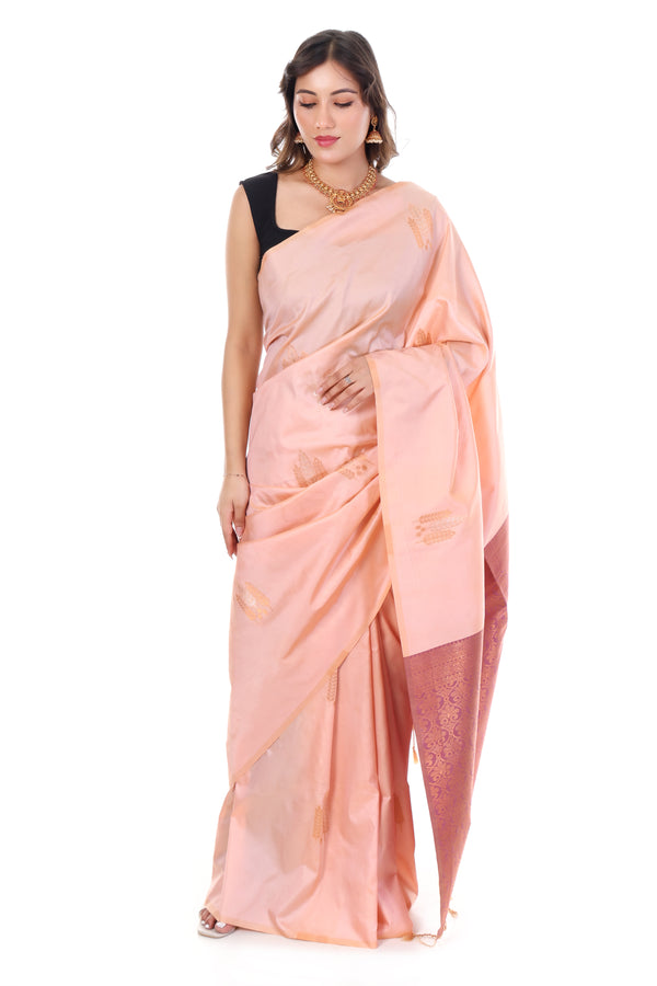 Kanchi Semi Soft silk - Beige