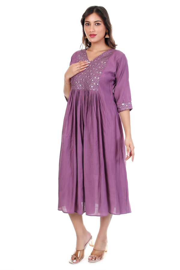 Stylish Kurti- Magenta
