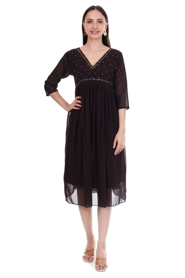 Stylish Kurti- Brown